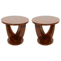 Pair of French Art Deco  Side Tables