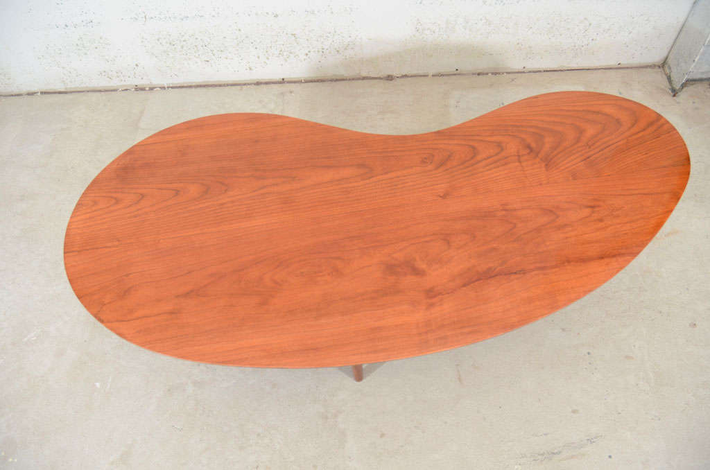 American Biomorphic Cocktail Table For Sale