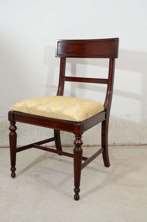 Set of Four English Regency Chairs