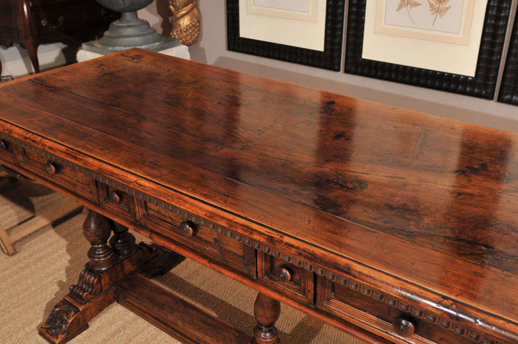 16th century Italian Walnut Desk 4