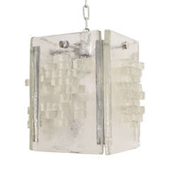 A Vintage Murano Glass Pendant Light