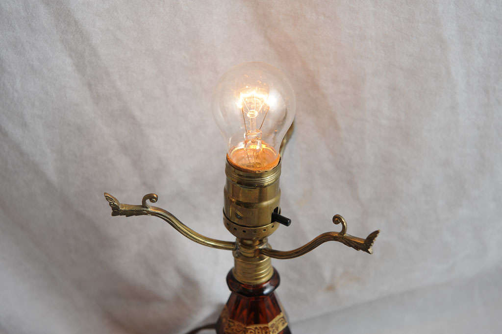Bohemian Glass Boudoir Lamp 1