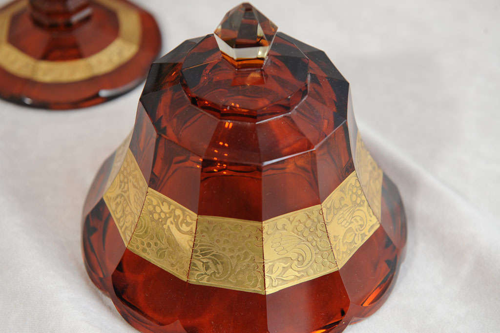 Bohemian Glass Boudoir Lamp 2