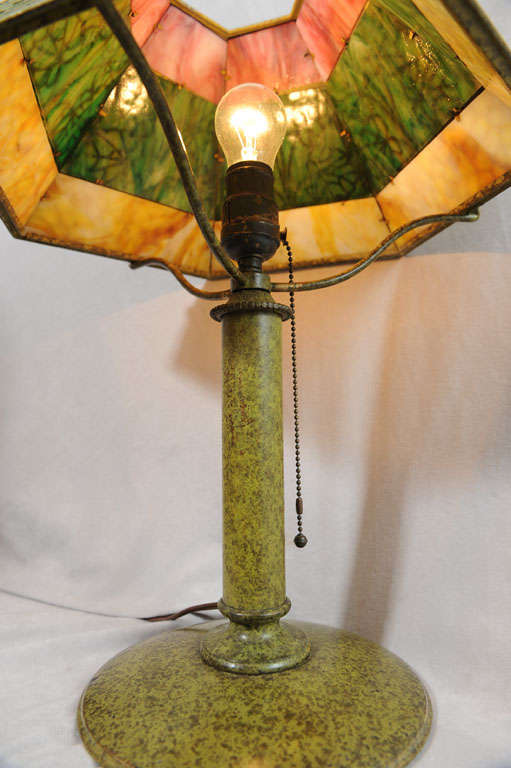 Bradley and Hubbard Panel Table Lamp 1