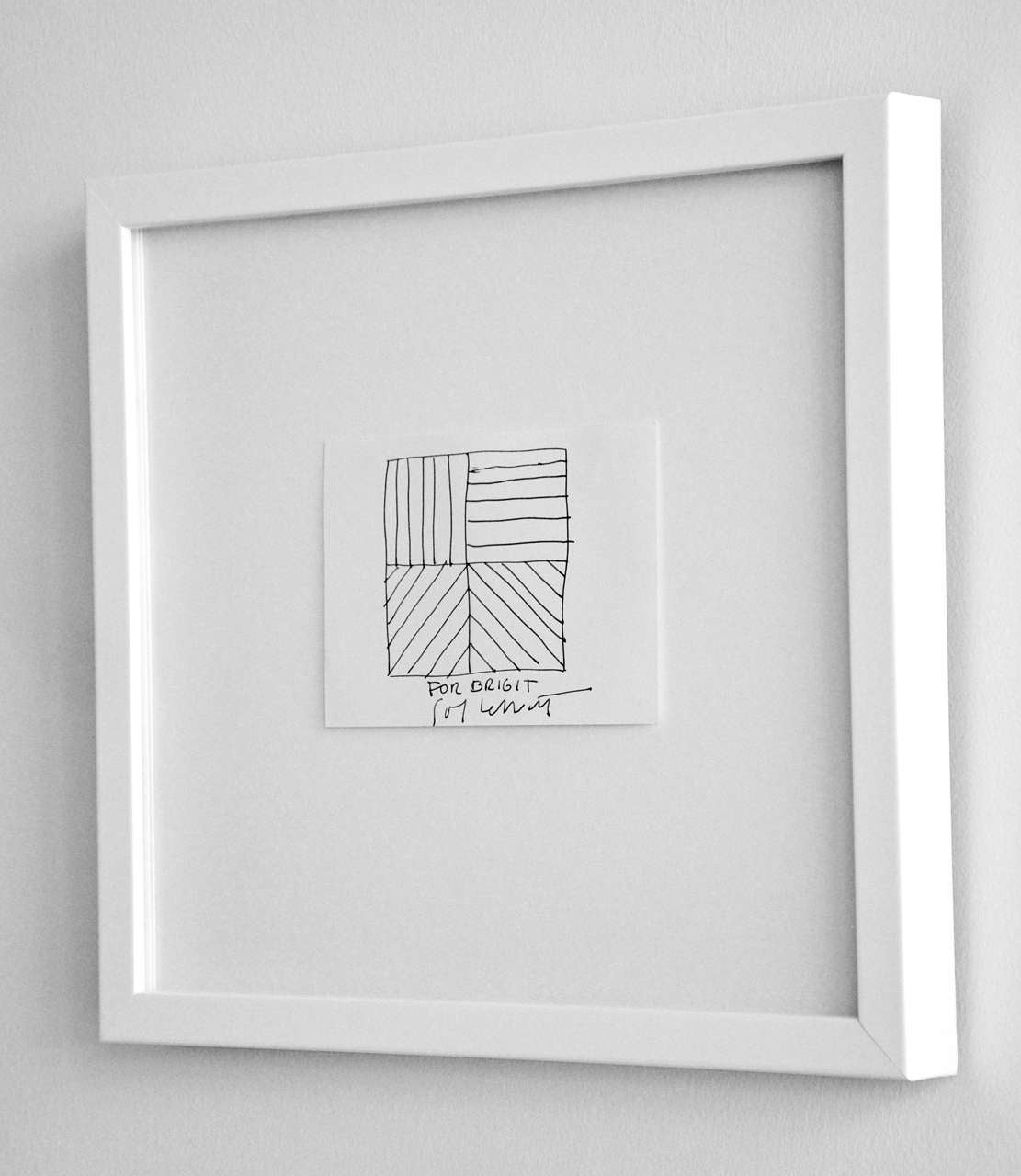 American Ink Drawing by Sol LeWitt, circa 2000 For Sale