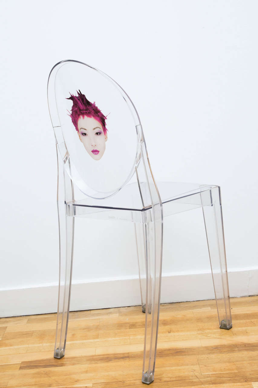 Set of Three Victoria Ghost Chairs Exclusively Designed by Philippe Starck at 1stDibs ghost
