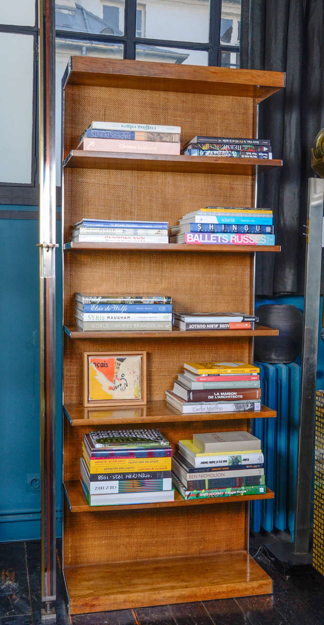 American Bookcase or Shelves by Milo Baughman, circa 1960 For Sale