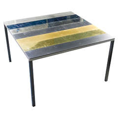 Unique 2012 Table from the Florence Lopez Collection by Artist Thomas Lemut