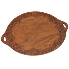 Carved Wood Tray, 1930s