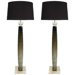 Pair of 1950s Italian Tall Lamps