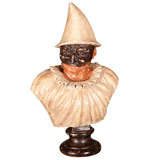 Plaster Bust of Masked Commedia del'arte
