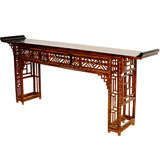 Chinese Bamboo Altar Table