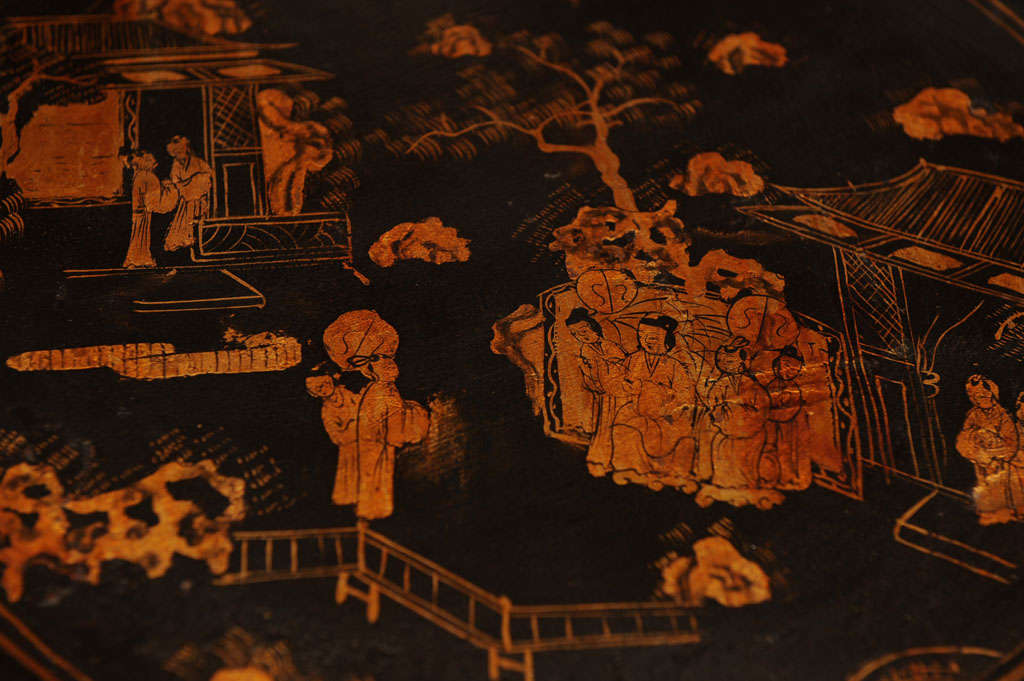 A Chinese Chinoiserie Design Hat box 1