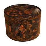 A Chinese Chinoiserie Design Hat box