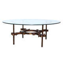 Gilded Glam Transitional Coffee Table 9