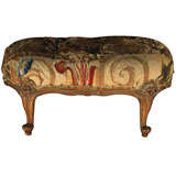 Tapestry Covered Foot Stool