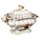 Staffordshire Ironstone Porcelain Covered Soup Tureen