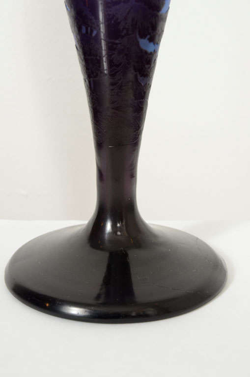 Emile Gallé Art Deco Vase For Sale 1
