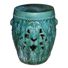 A Rare and Beautiful Ceramic Garden Seat