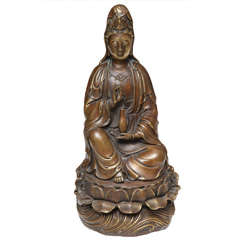Fabulous Bronze Crafted Mid-Century Buda "Signed"