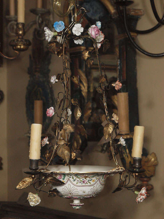 Porcelain chandelier