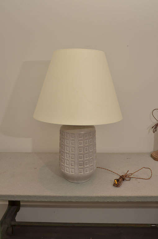 West German Pottery Converted into Lamp In Excellent Condition In New York City, NY