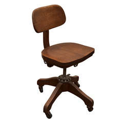 Oak Task Chair 2