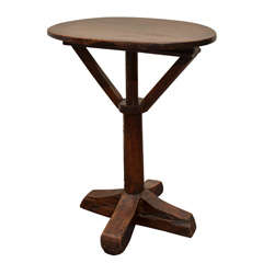Rustic Oak Side Table