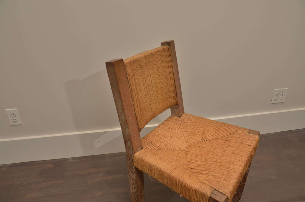 Oak Set of Four Modernist Dining Chairs