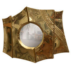 Brass Mirror by Chervet
