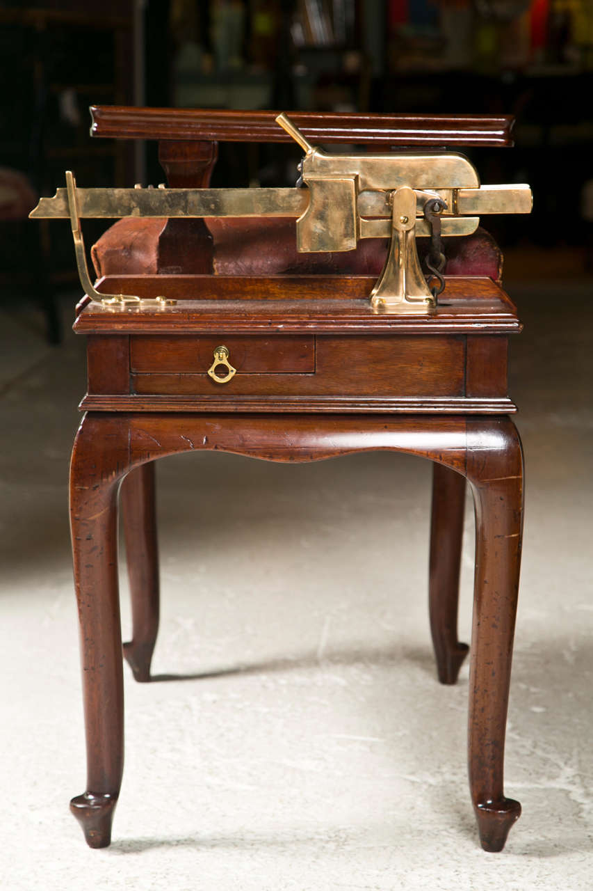 20th Century Early 20th C Mahogany Jockey Scale