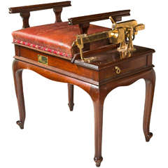 Early 20th C Mahogany Jockey Scale