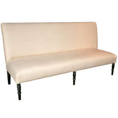 Tight Back Linen Upholstered Sofa