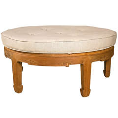 Large Round Ottoman