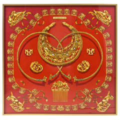 Hermes Scarf Framed