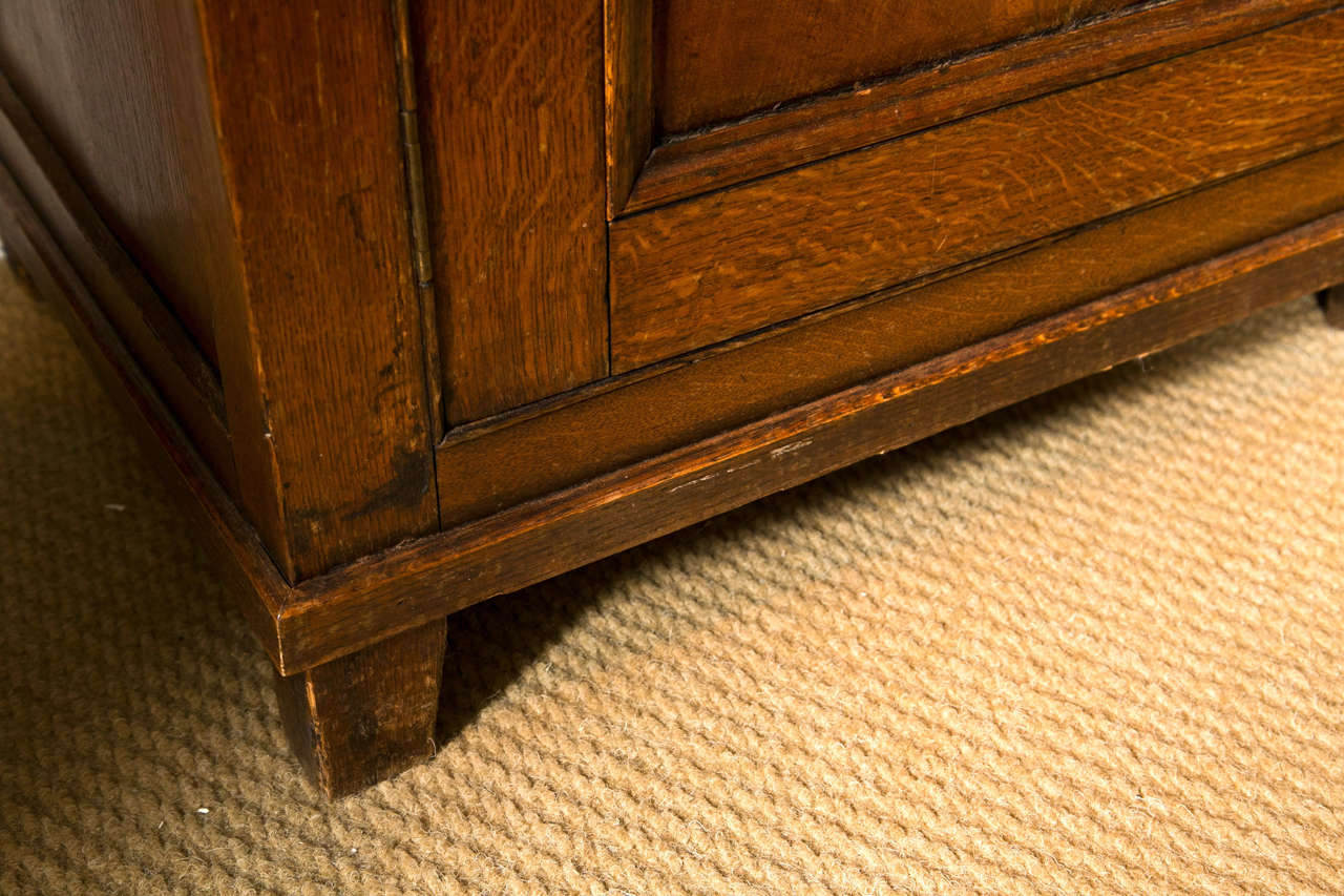 Antique English Oak sideboard with Shelved Hutch at 1stDibs antique