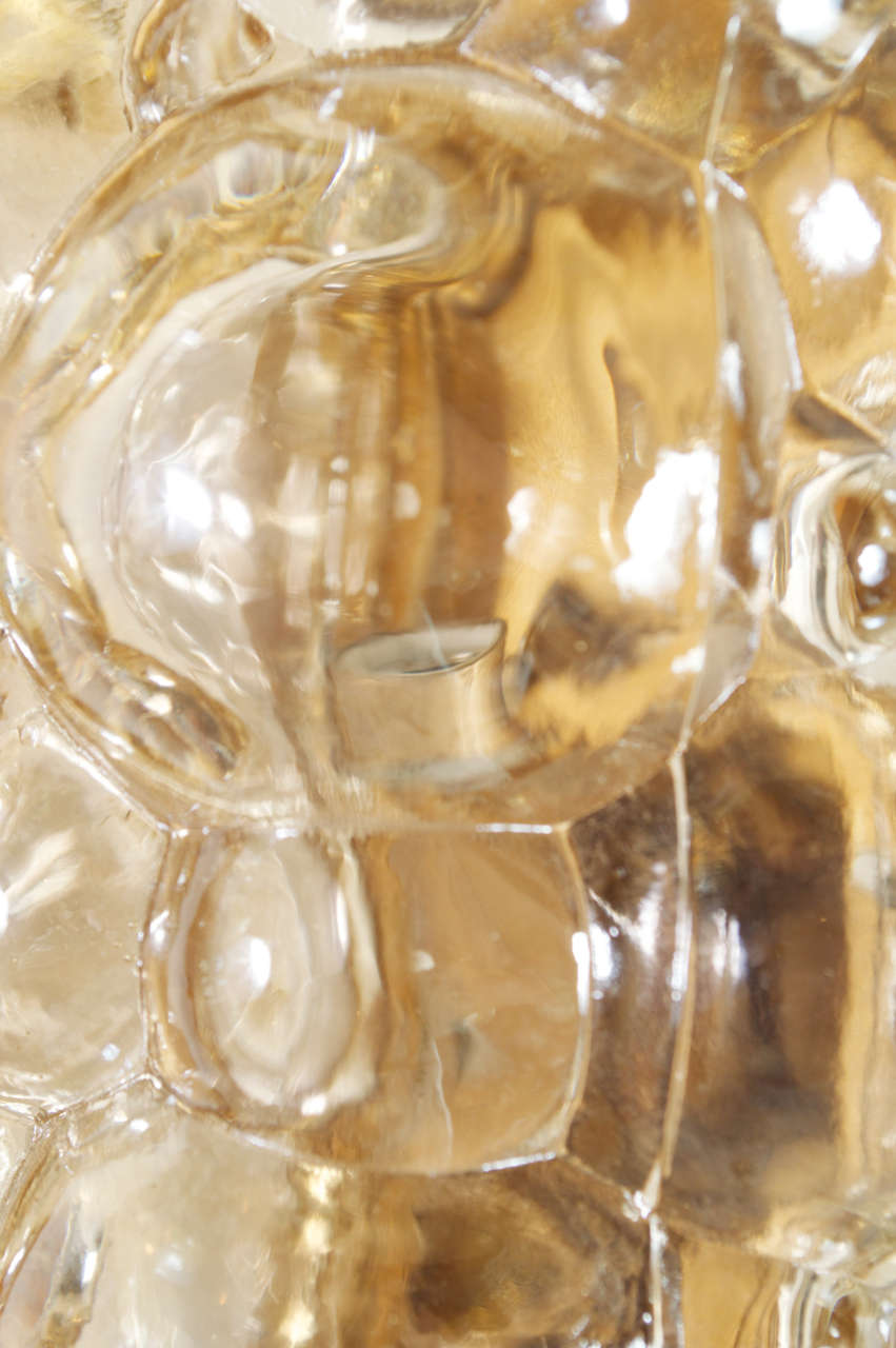 Amber Bubble Glass Sconces 2