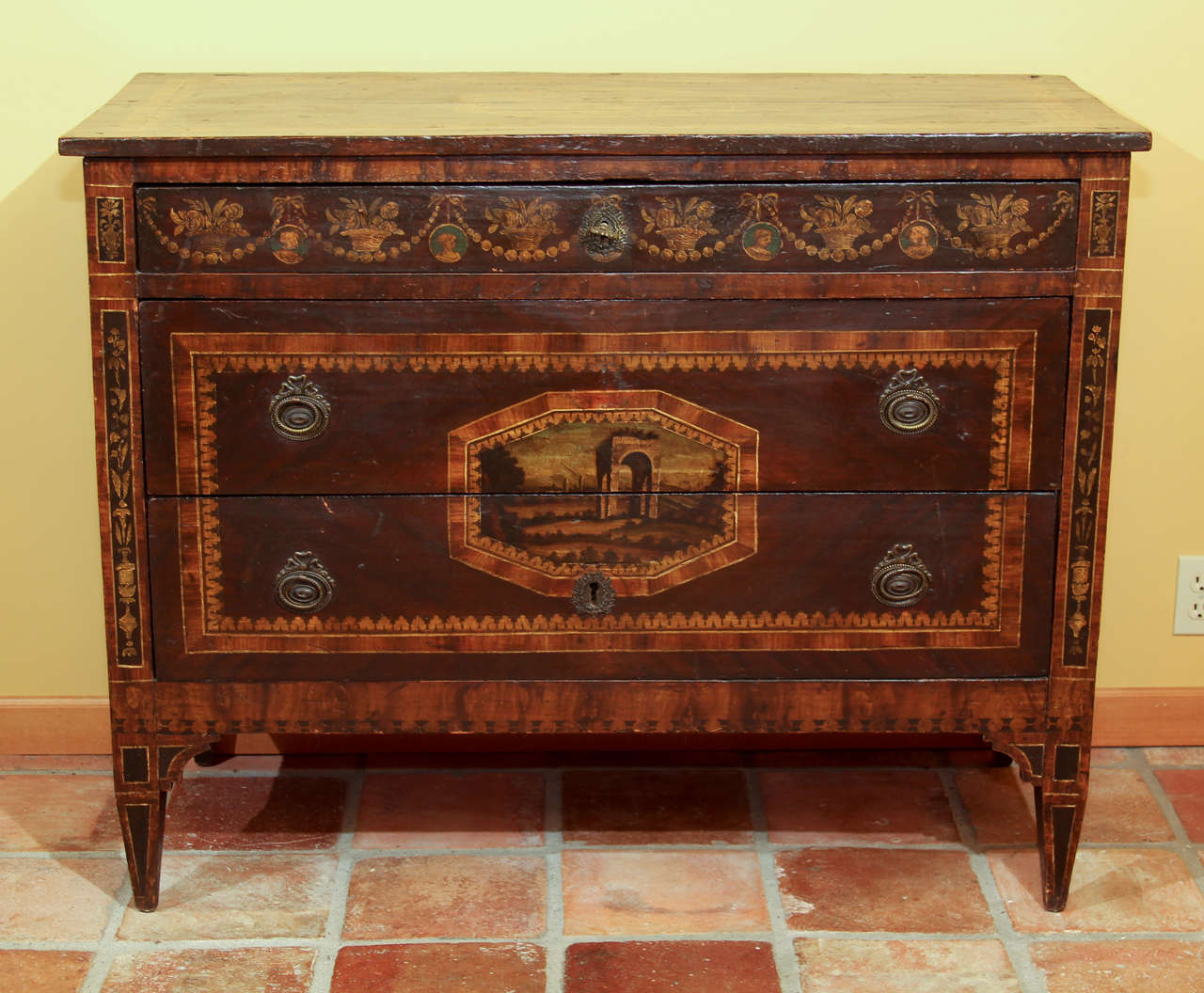 Italian Painted Commode