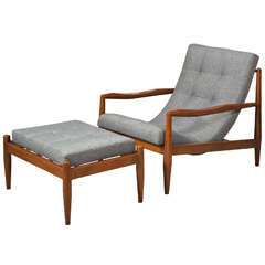 Adrian Pearsall for Craft Associates Lounger Chair & Ottoman