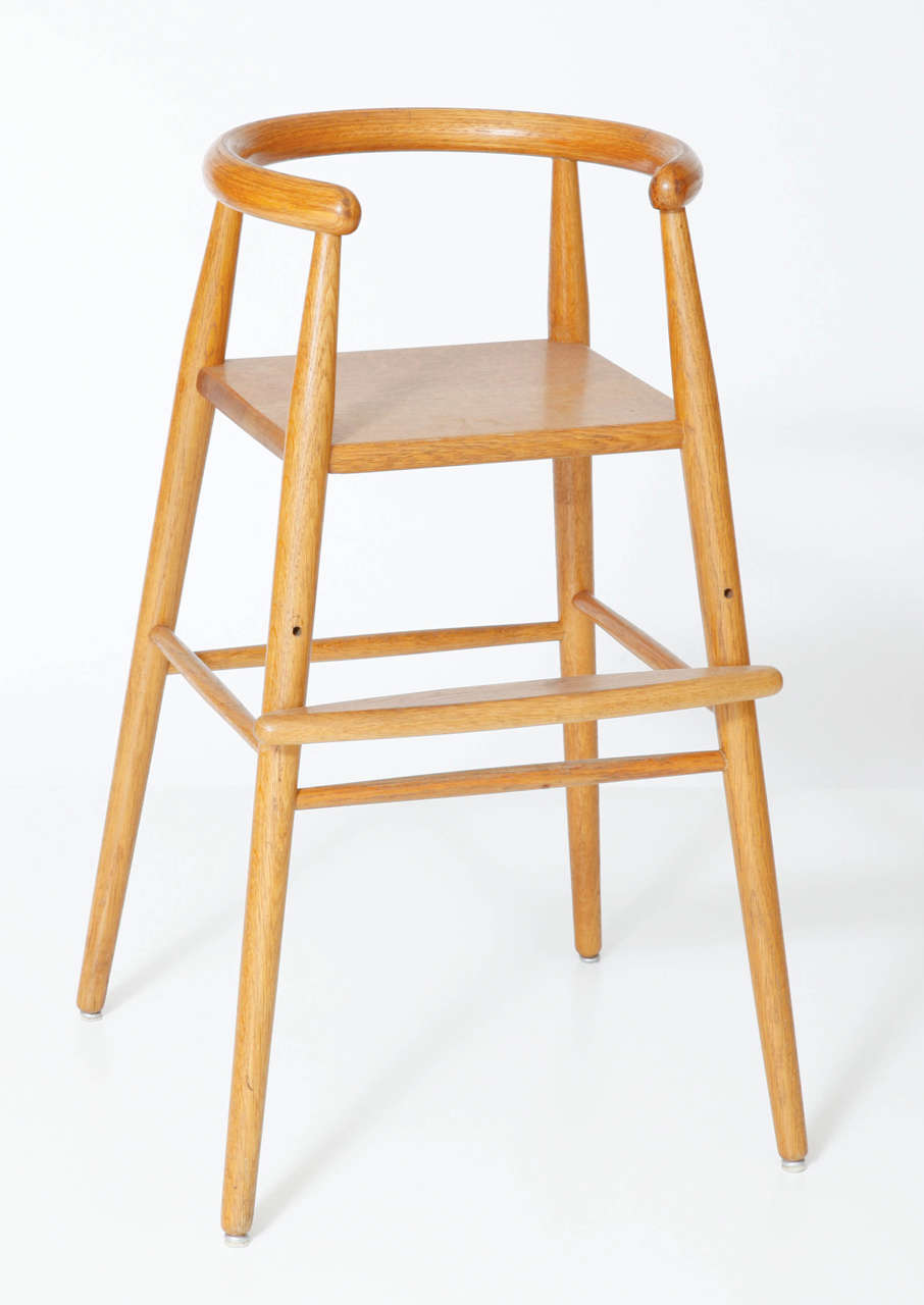 Child's high chair by Nanna Ditzel.
Very comfortable and stabile.