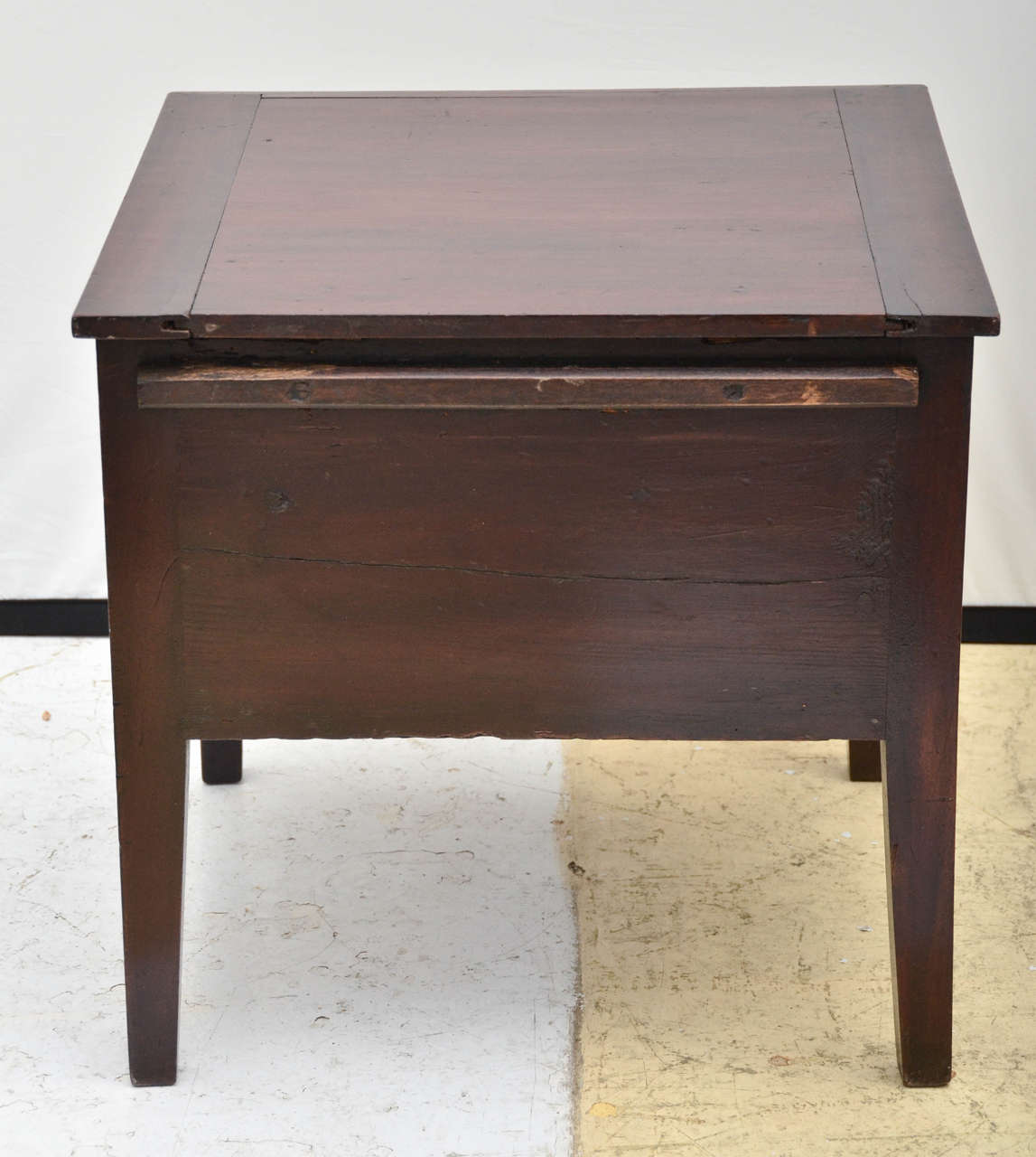 English Early 19th Century Georgian False Drawer Low Table For Sale 1