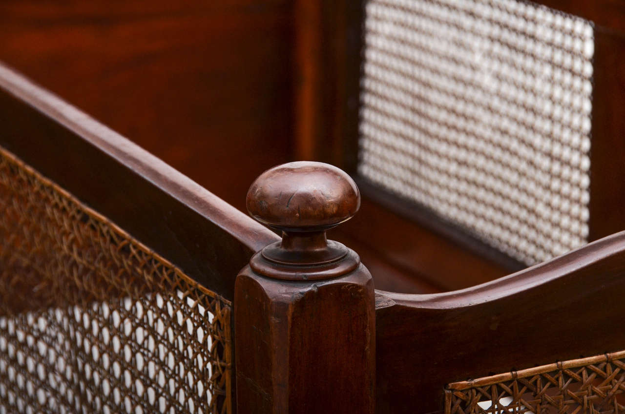 English Early Victorian Cane Sided Crib at 1stDibs cane baby crib