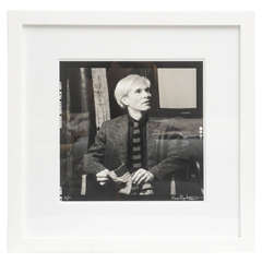 Andy Warhol Portrait by Karen Bystedt, 1970s, New York 1