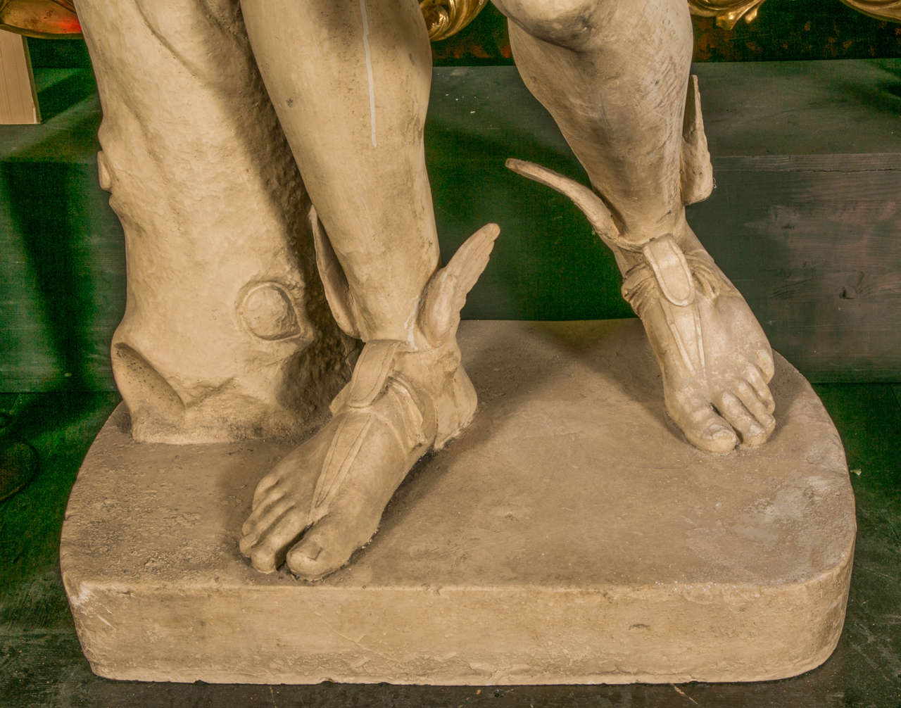 Reproduction of The statue of Greek God Hermes ,in lucite , can be put outside