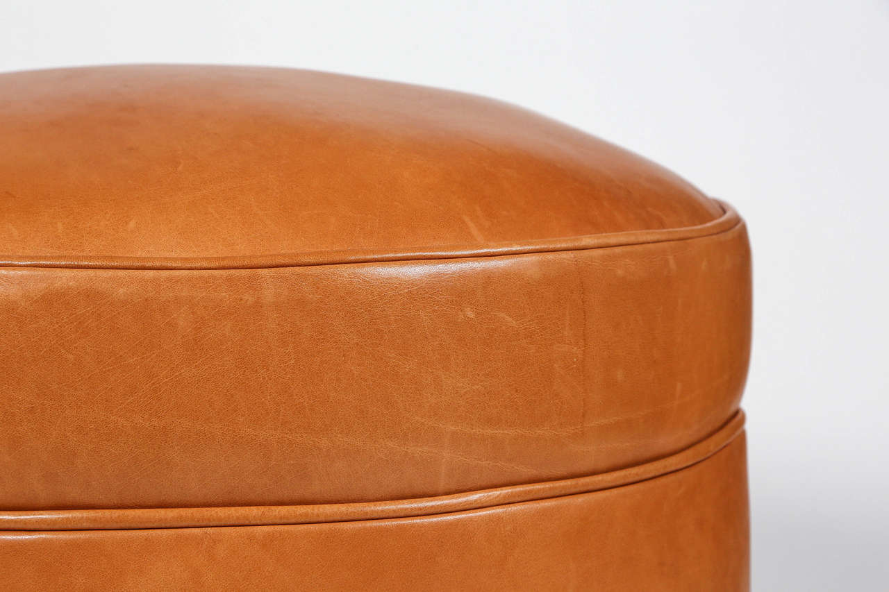 Leather Ottoman For Sale 1