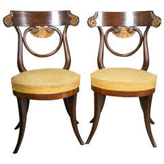 Pair of Austrian Side Chairs 2