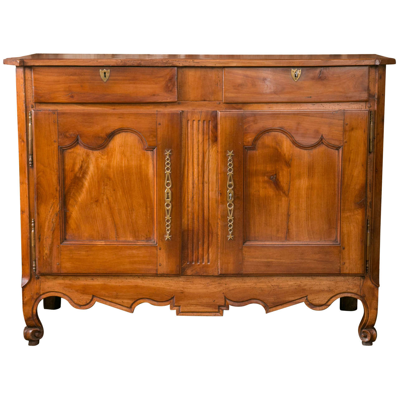 French Two-Door Fruitwood Buffet For Sale