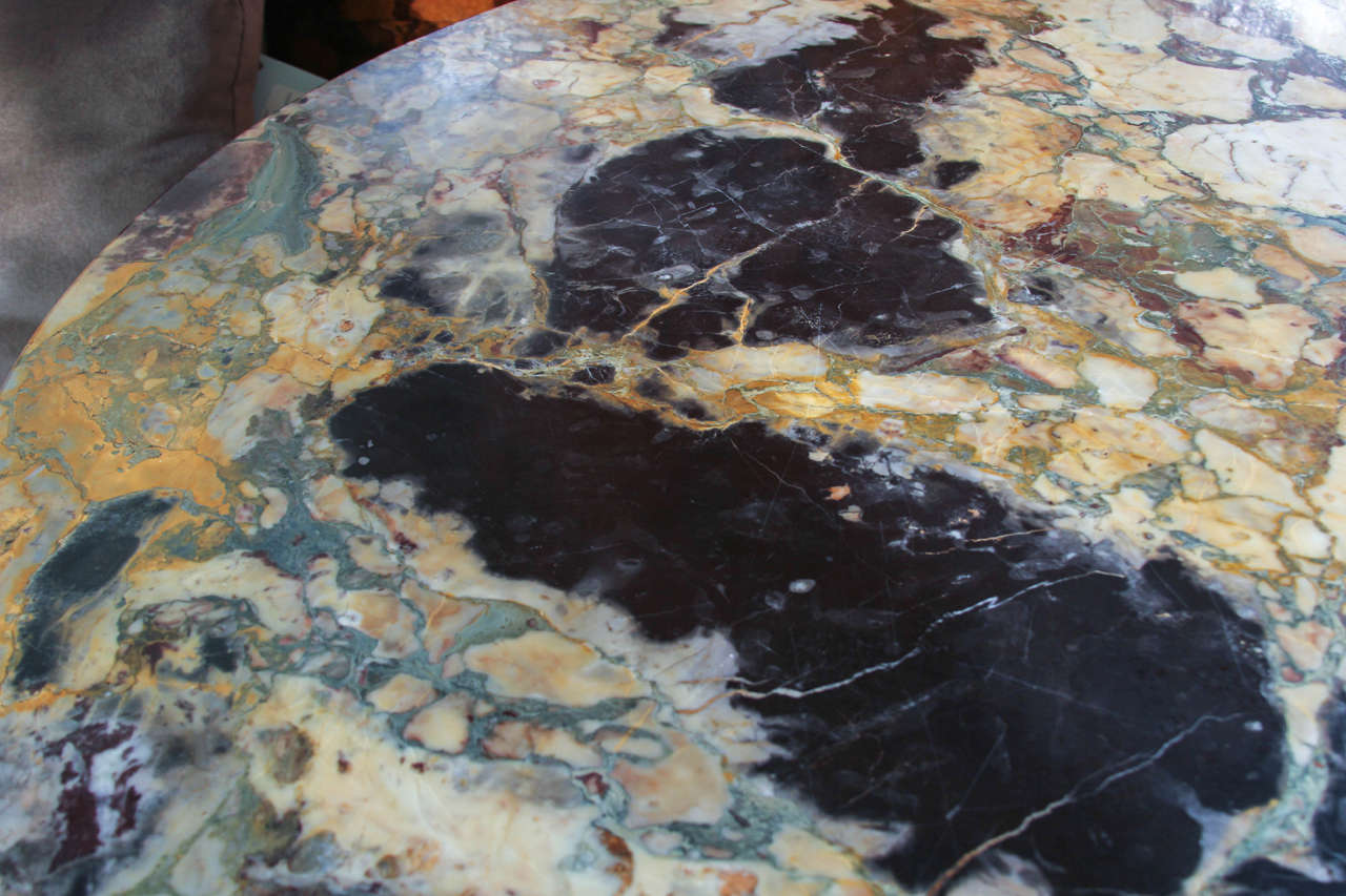 Marble-Topped Centre Table In Excellent Condition For Sale In Seattle, WA