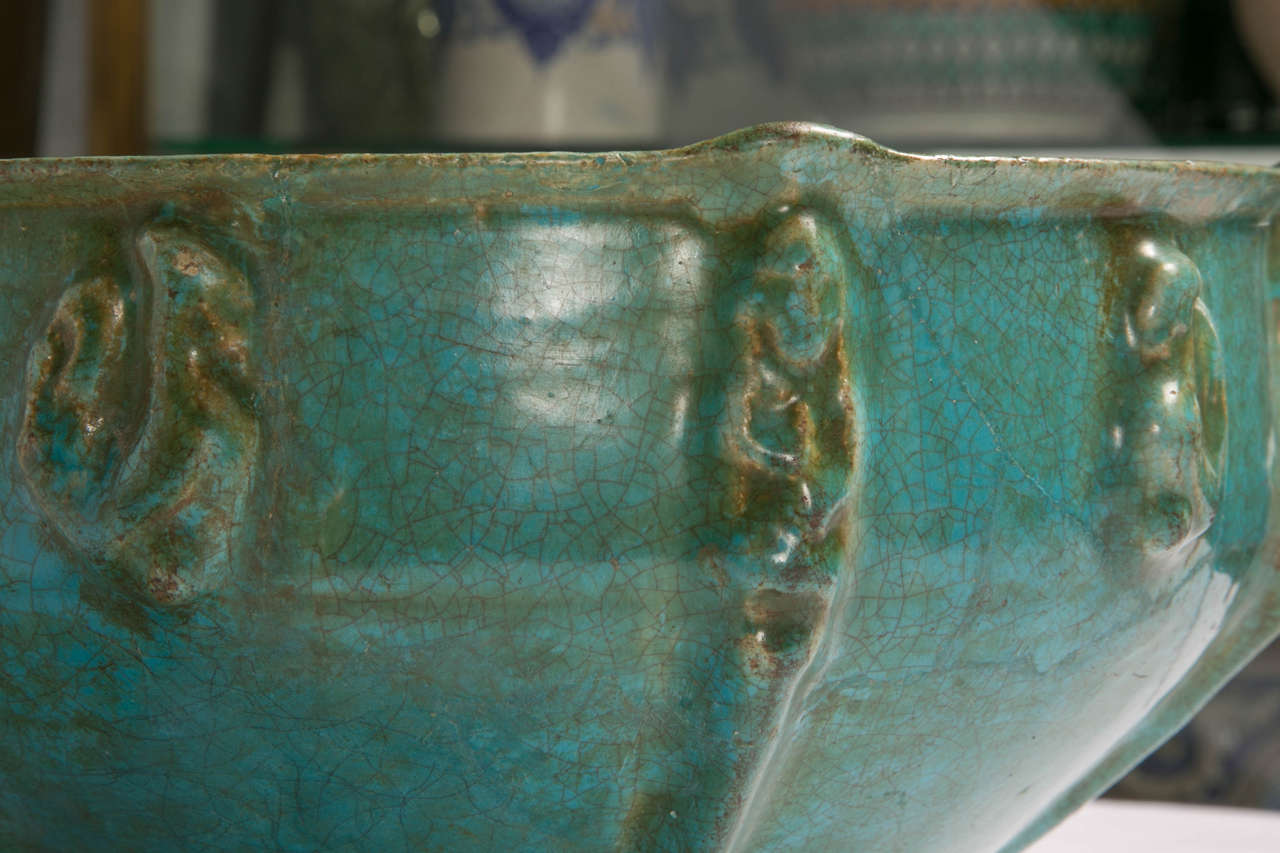 Islamic Seljuk Turquoise Pottery Bowl 3