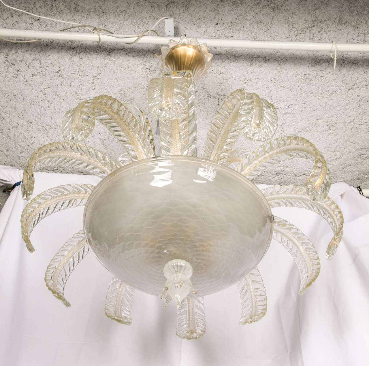 Murano Glass Vintage Fountain Chandelier 1